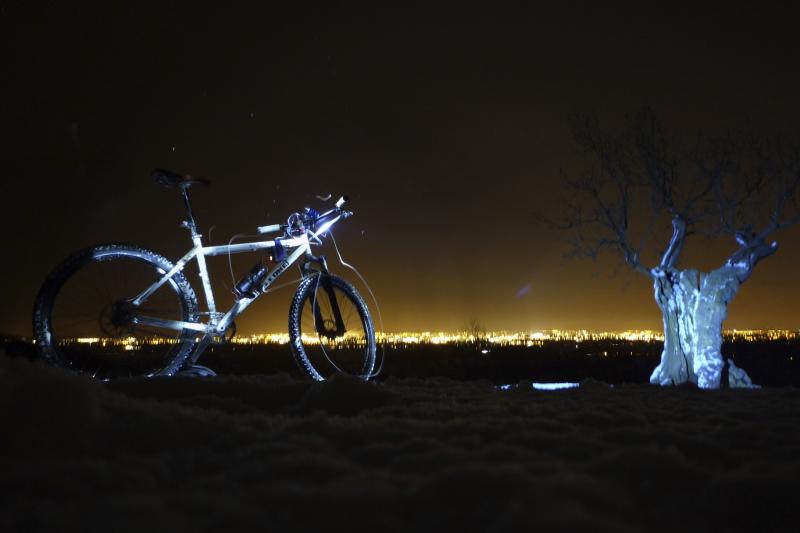 biking at night